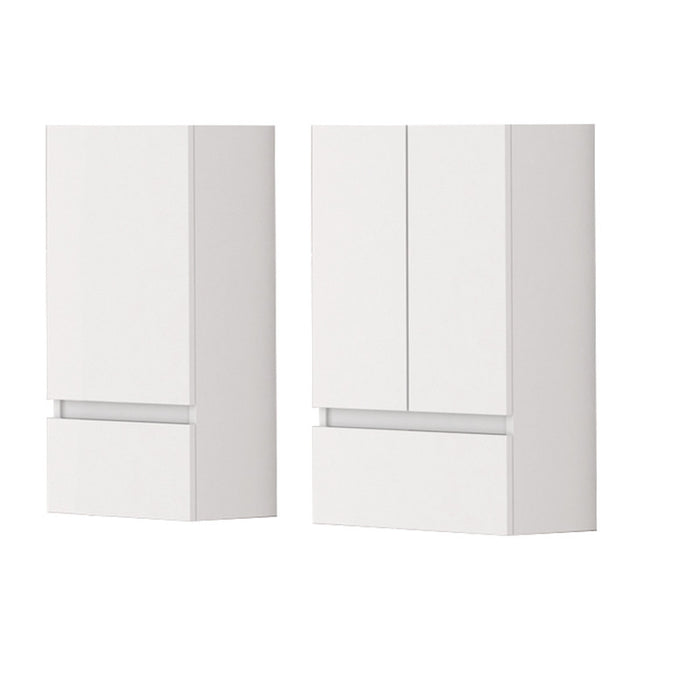 Armario de baño colgar Modelo Basic en color blanco, diseño moderno y funcional con almacenamiento eficiente.