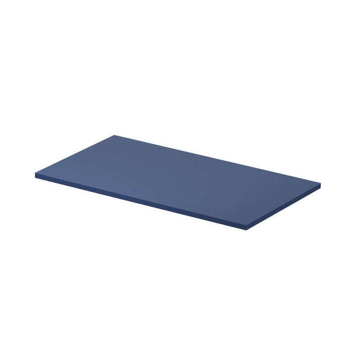 Baldas y tapa para baño modelo modular en color azul, fabricada en MDF lacado, ideal para diversas configuraciones.