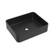 Lavabo sobre encimera modelo Boren en color negro mate, diseñado para baños modernos y elegantes.