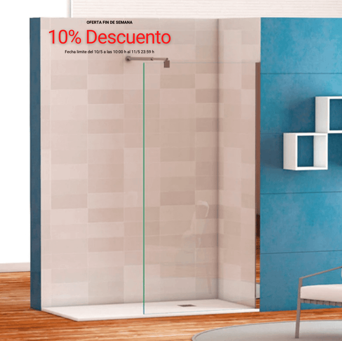 Plato de ducha + Manpara 80 cm