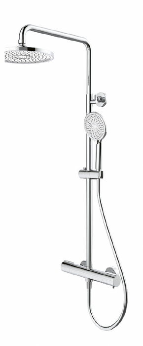 Columna ducha termostática vela cromo