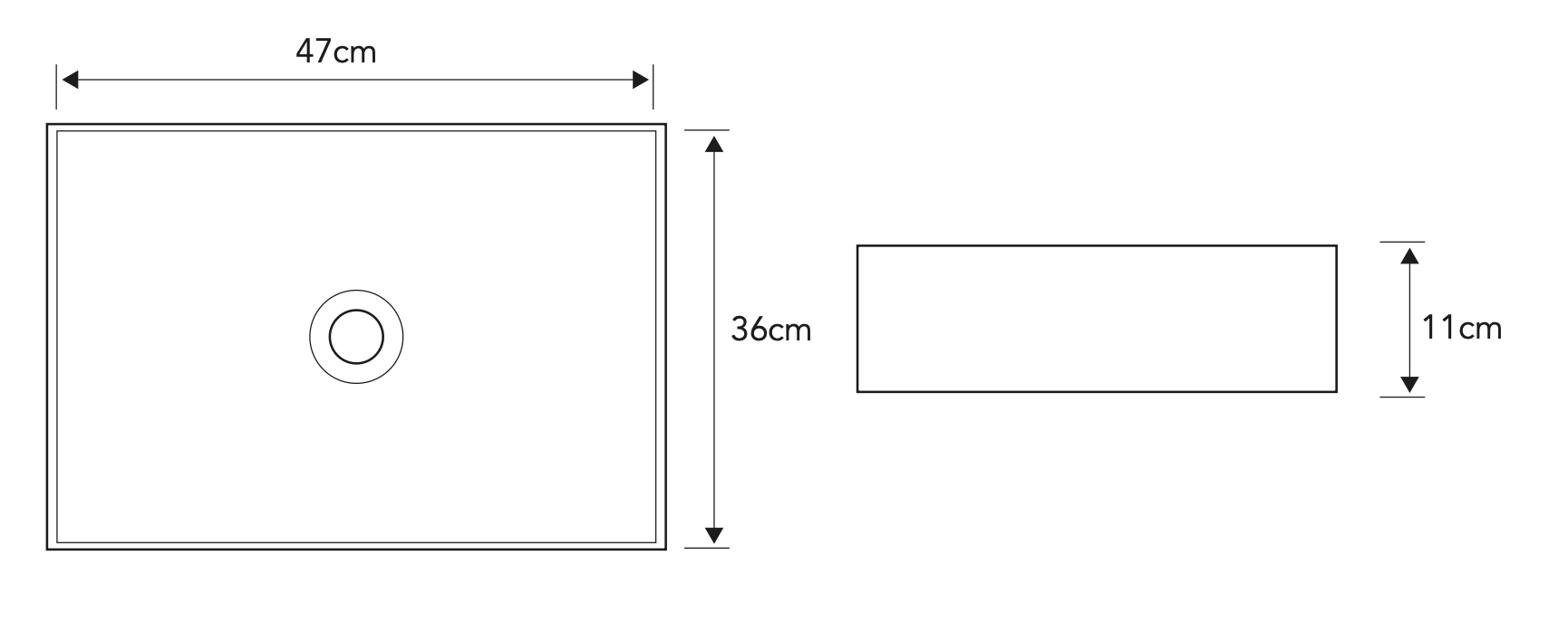 Lavabo sobre encimera modelo Boren
