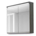 Camerino de baño Modelo Paros, espejo sin marco y elegante con iluminación LED, ideal para almacenamiento y organización.