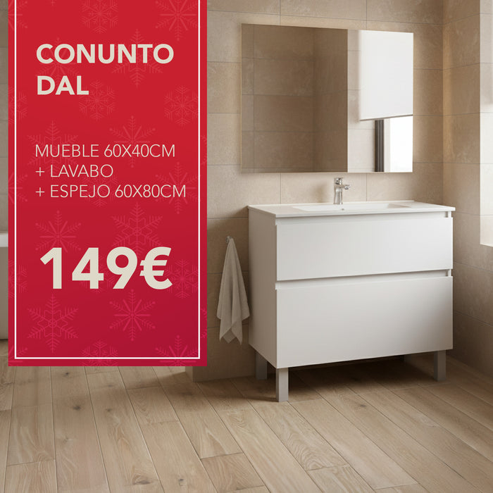 Conjunto de mueble de baño en KIT modelo DAL