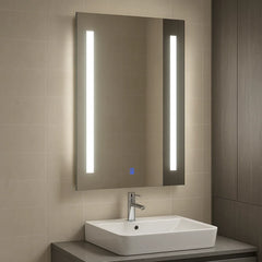 Espejo de baño moderno con luz Led modelo Cora