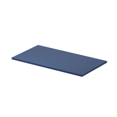 Baldas y tapa para baño modelo modular en color azul, fabricada en MDF lacado, ideal para diversas configuraciones.