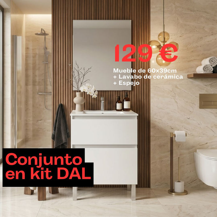 Conjunto de mueble de baño en KIT modelo DAL