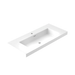Lavabo de encastrar Frome en blanco mate, diseño moderno y elegante, ideal para baños contemporáneos.