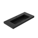 Lavabo de encastrar modelo Frome en color negro mate, diseño moderno y elegante para baños contemporáneos.