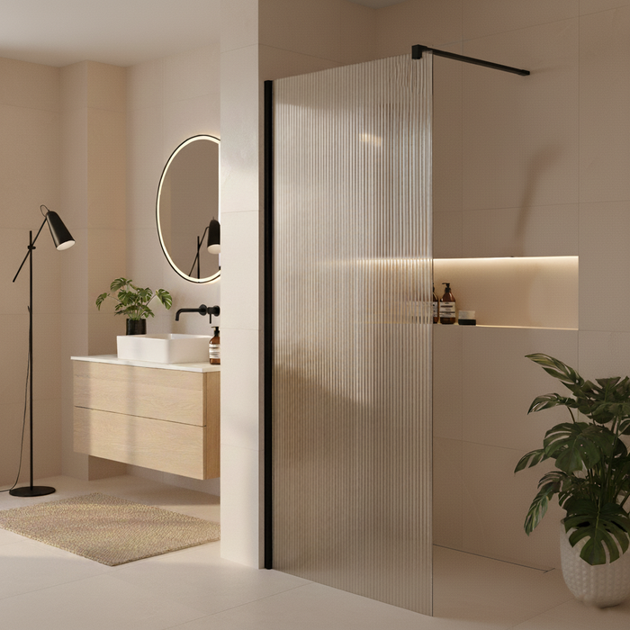 Mampara fija de diseño para ducha modelo Dalas