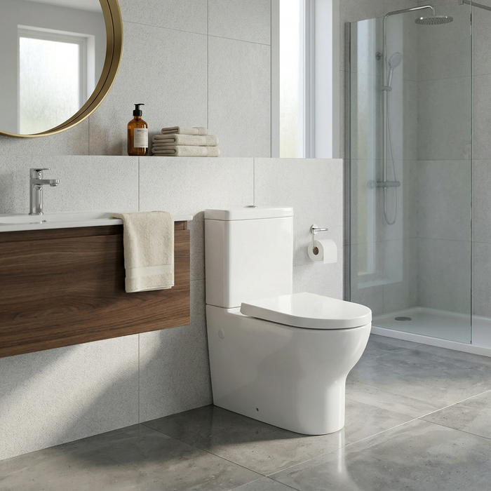 Inodoro elegante compacto modelo Treviso