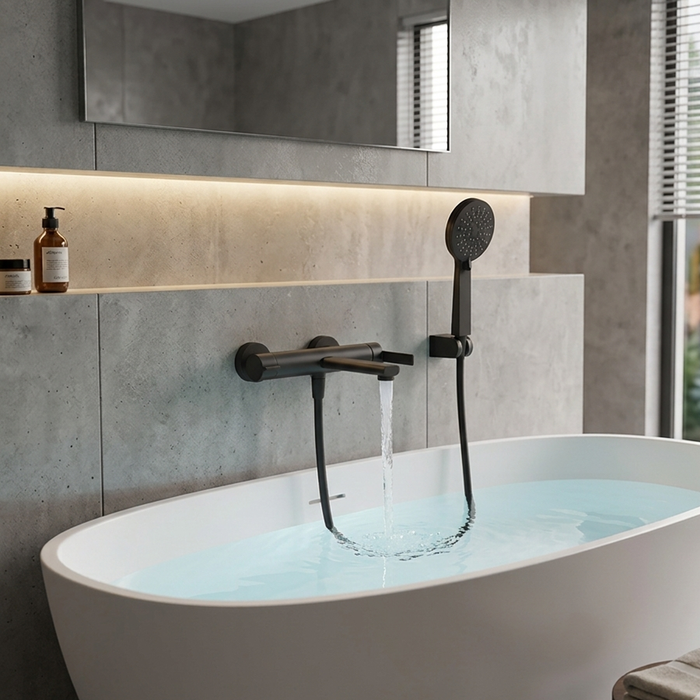 Monomando baño ducha rondo multifunción