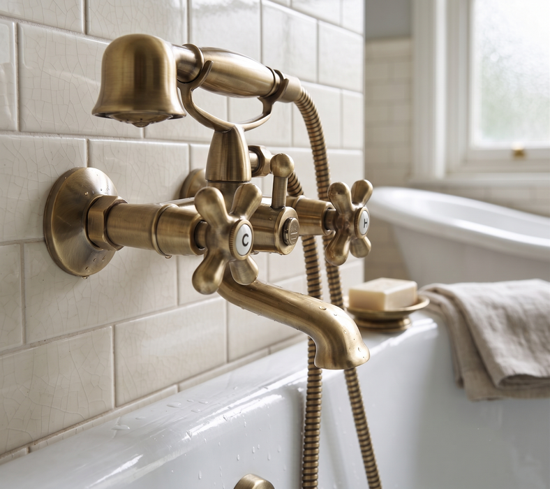 GRIFO EPOCA BAÑERA ORO VIEJO