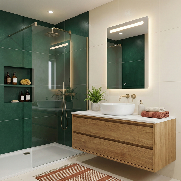 Espejo de baño con luz Led Eco Sensor