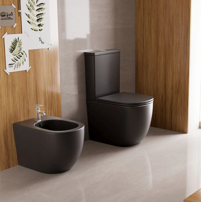 Inodoro compacto modelo Kivu negro