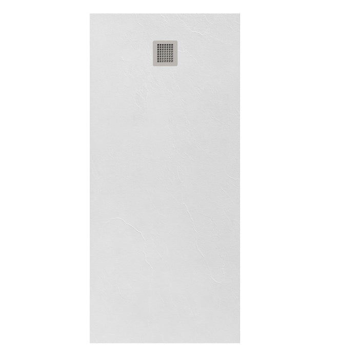 PLATO DE DUCHA RECTANGULAR MODELO LISO REJILA DELANTERA