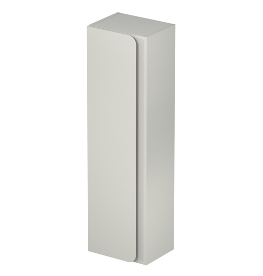 Columna de baño suspendida Modelo Deva en color beige, diseño moderno y funcional para optimizar el espacio.