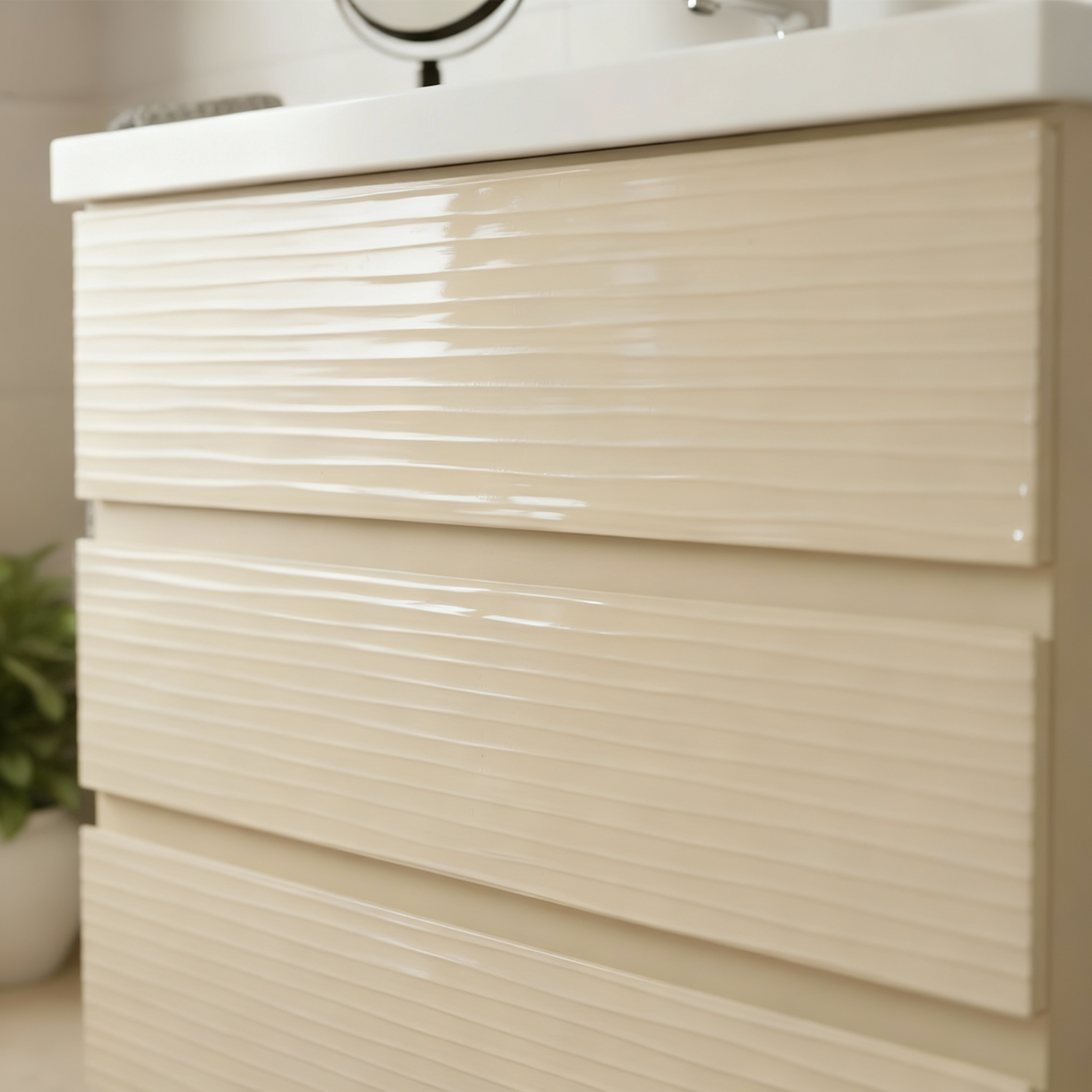 Conjunto Nova 80 cm ondulado