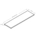 Baldas y tapa modular para baño, dimensiones de 60, 80, 100 y 120 cm, con grosor de 1,9 cm y ancho de 46 cm.