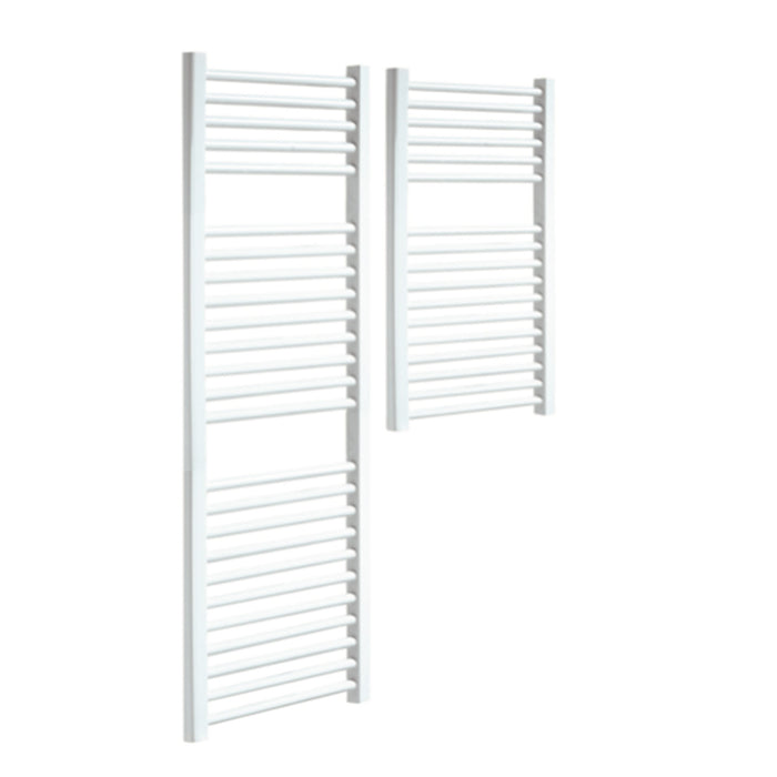 Toallero radiador de baño blanco 118 cm alto