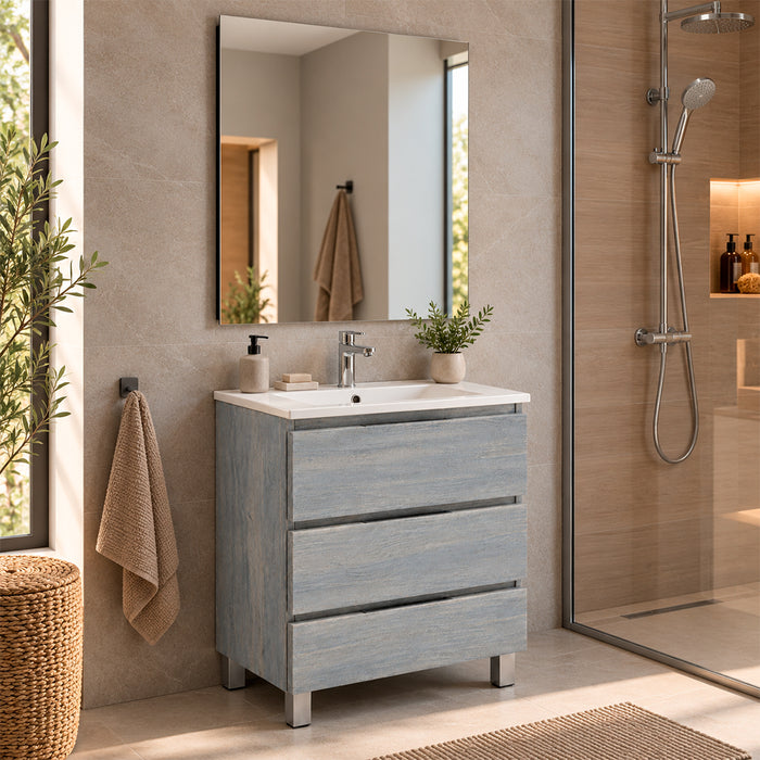 Mueble de baño con patas modelo Viena
