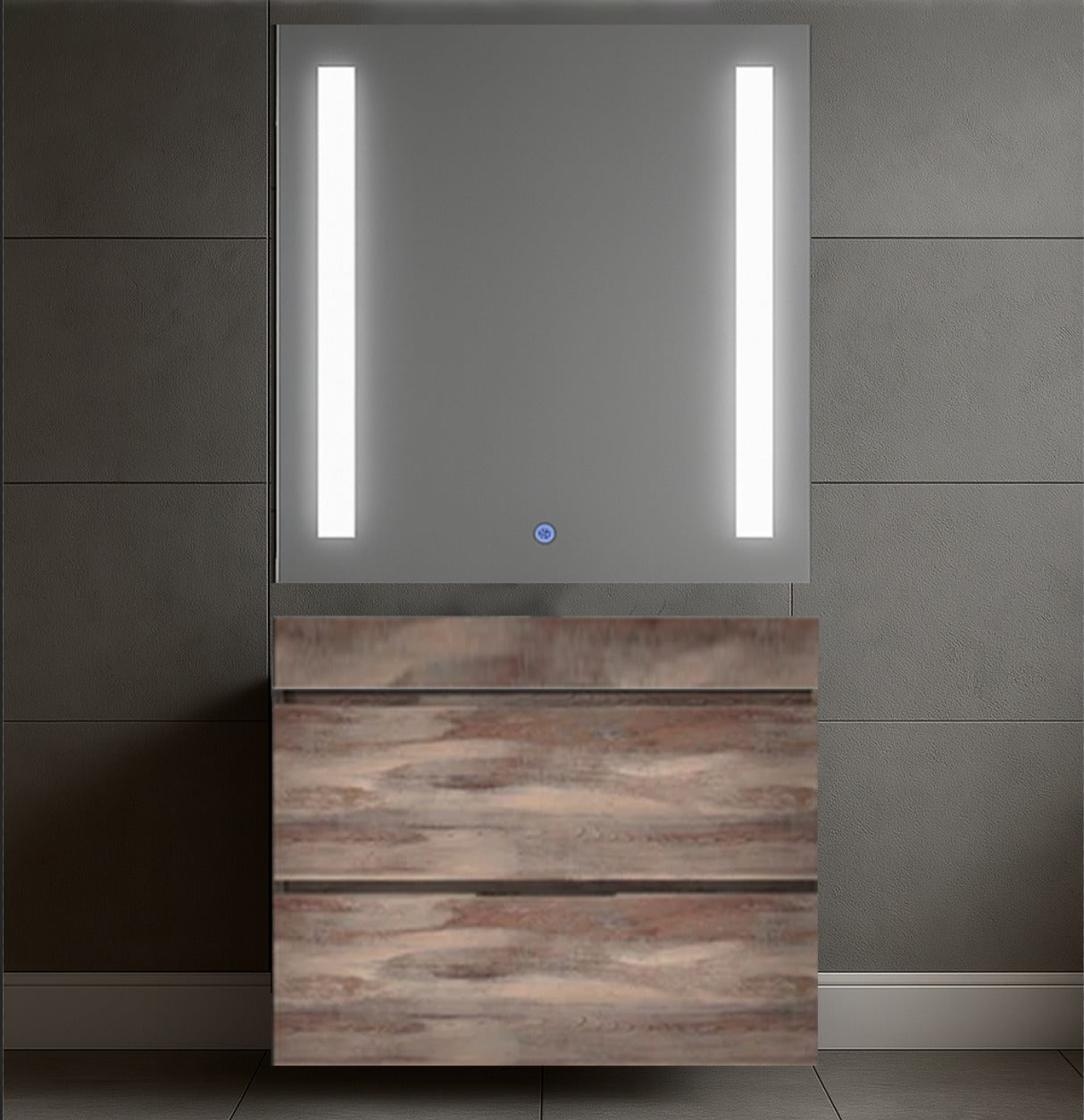 Conjunto de baño modelo NOA 60cm ROBLE BORA