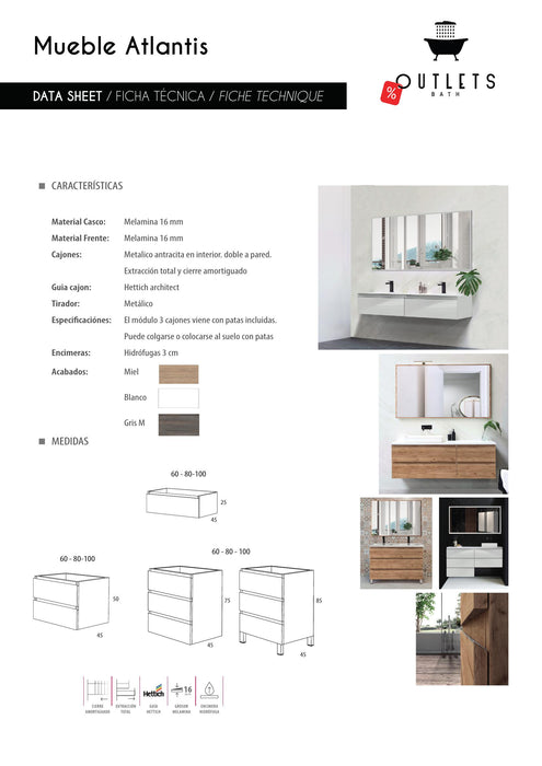 MUEBLE MODULAR MODELO ATLANTIS