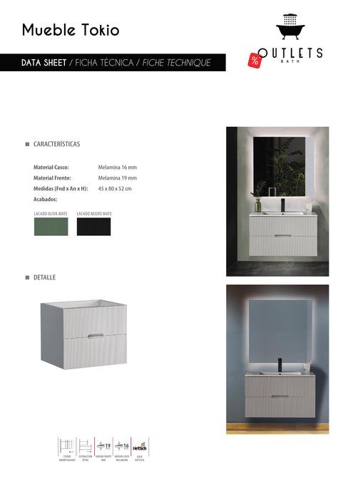 MUEBLE SUSPENDIDO MODELO TOKIO