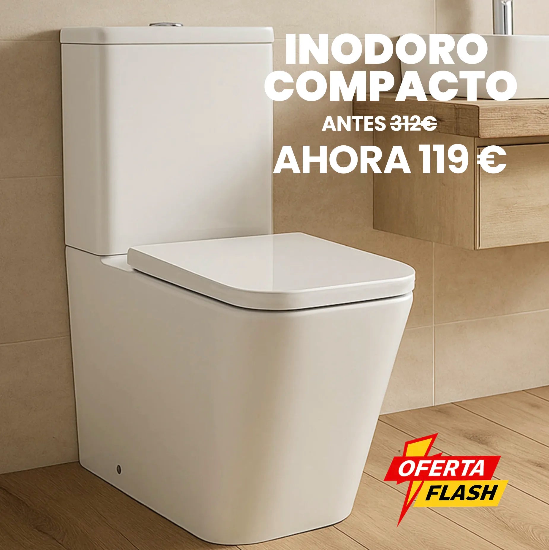 Inodoro compacto modelo Liena