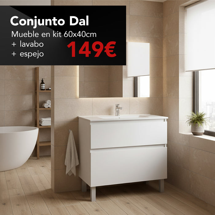 Conjunto de mueble de baño en KIT modelo DAL