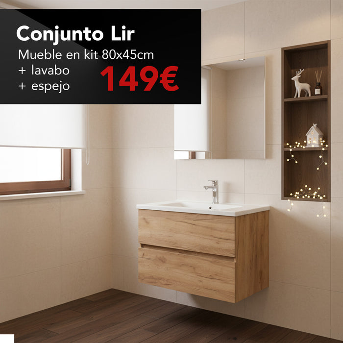 Conjunto de mueble de baño en KIT modelo LIR