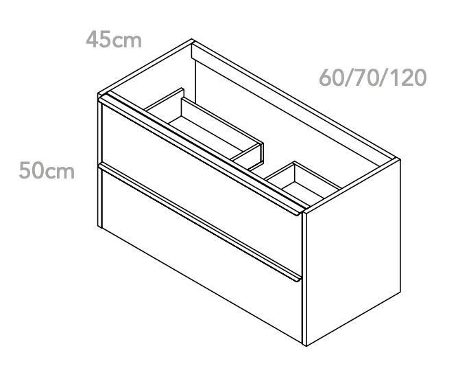 MUEBLE DE BAÑO SUSPENDIDO LIFE