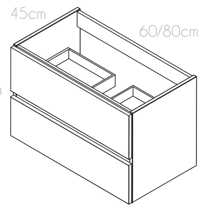 Conjunto de mueble de baño en KIT modelo LIR