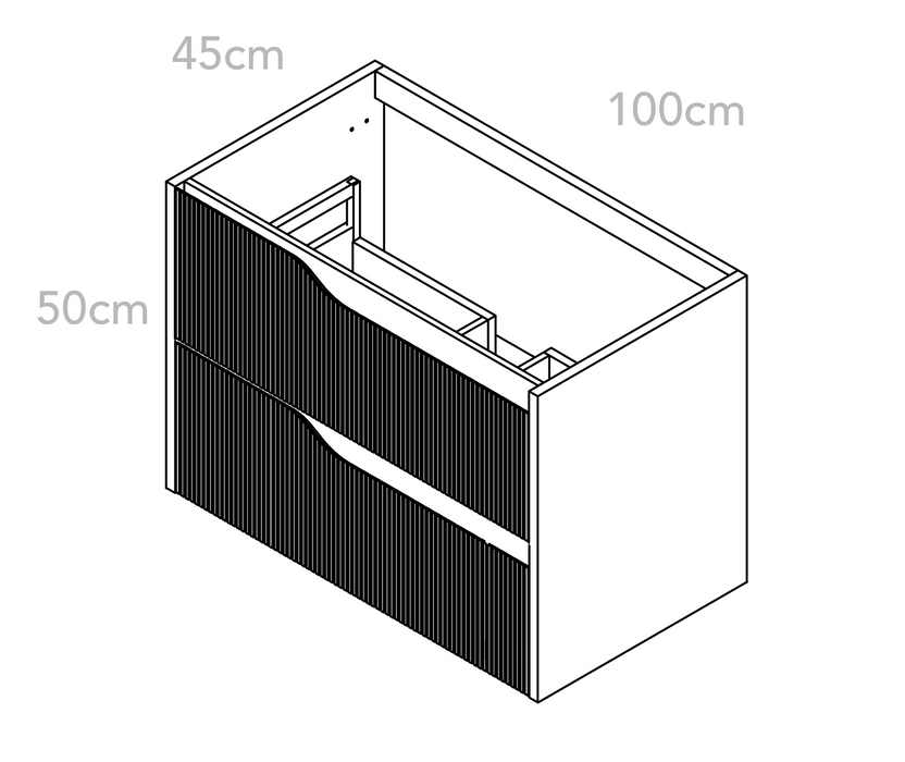 Mueble de baño suspendido modelo Soho